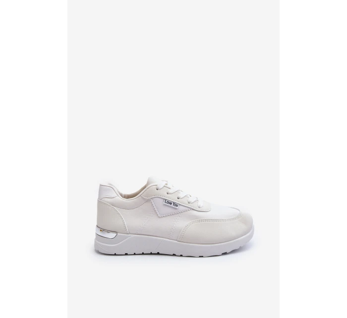 Buty Sportowe Sneakersy Damskie Białe Vovella