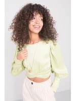 Bluzka 15578 limonkowy Bluzka 15578 limonkowy
