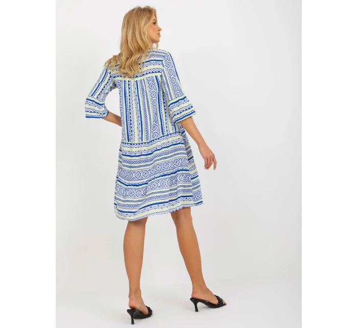 Dámske šaty D73771M30214F tmavo modré - FPrice