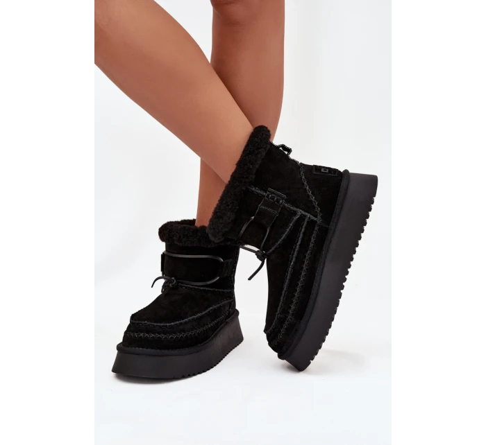 Snehové topánky model 218522 Krok vo veľkom štýle