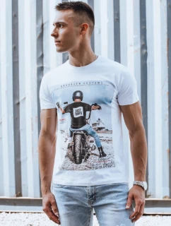 FashionStreet pánske biele tričko RX5535