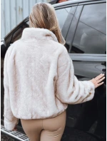 FashionStreet dámsky krátky biely kožuch TY5250