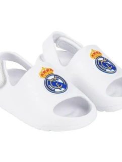 Žabky k bazénu Real Madrid white eva Jr sandále 2300006792B