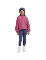 Dievčenský fleece 4F F342 tmavoružový 4FJWAW25TFLEF342 53A Dievčenský fleece 4F F342 tmavoružový 4FJWAW25TFLEF342 53A