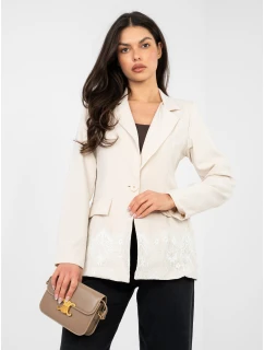 Marynarka IT MA model 22011386 jasny beżowy - FPrice