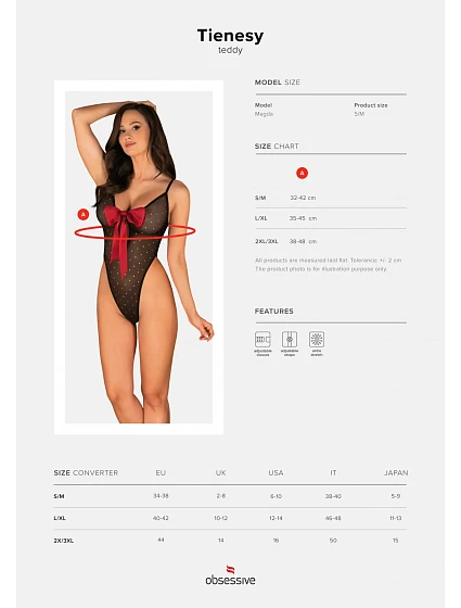 Elegantní body teddy  model 16477554 - Obsessive
