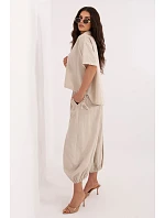 Šnúrové nohavice model 226233 Taliansko Moda