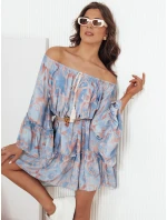 Španielske šaty FIONUALA modré FashionStreet EY2484