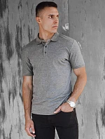 FashionStreet pánska tmavosivá polokošeľa PX0602