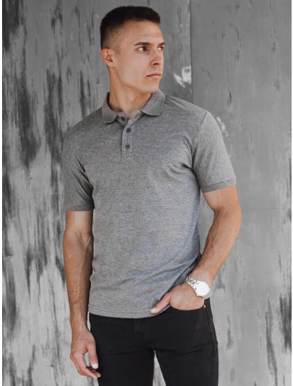 Pánské tmavě šedé polo tričko Dstreet model 21977431 - FashionStreet