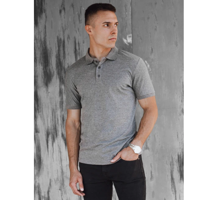 Pánské tmavě šedé polo tričko Dstreet model 21977431 - FashionStreet