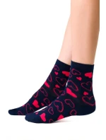 Dámské ponožky model 14559108 Srdce - Steven Dámské ponožky model 14559108 Srdce - Steven