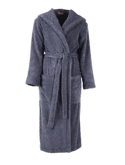 Pánsky župan Athena s kapucňou 3116 antracit - Vestis