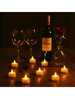 SADA 8 ČAJOVÝCH SVETIELOK S DIAĽKOVÝM OVLÁDANÍM