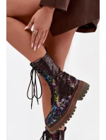 Dámské kožené workery model 21725135 Multikolor - Maciejka