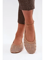 Dámské sandály s pleteným vzorem Camel model 22125684 - Boto