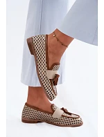 Kožené Ažurové Mokasíny Dámské model 22133515 - Maciejka