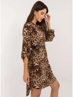 Šaty DHJ SK 5766Z 2.77 čierno-béžové