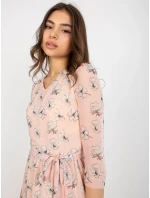 Šaty LK SK model 18453845 světle růžová - FPrice