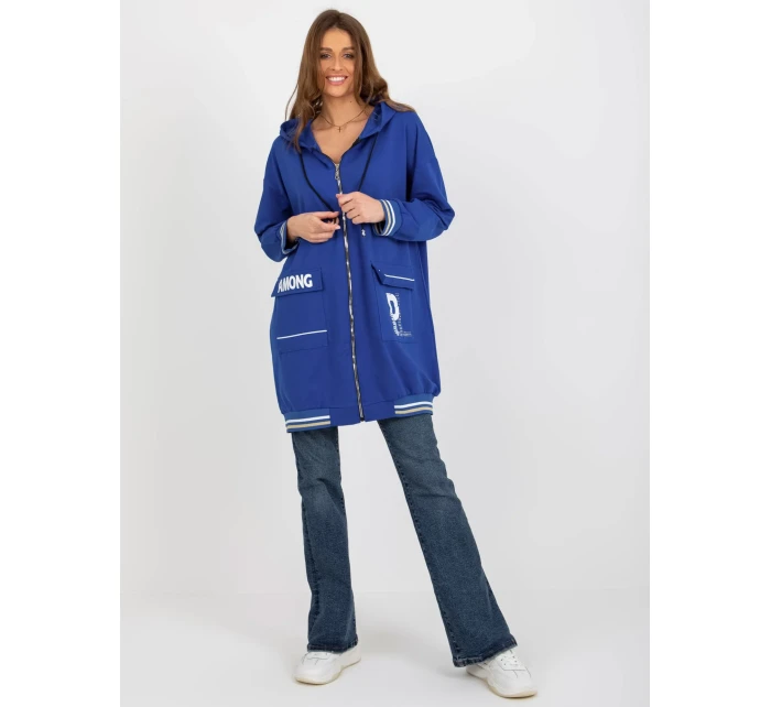 Dámska mikina RV BL 8149.91P tmavo modrá - FPrice Dámska mikina RV BL 8149.91P tmavo modrá - FPrice