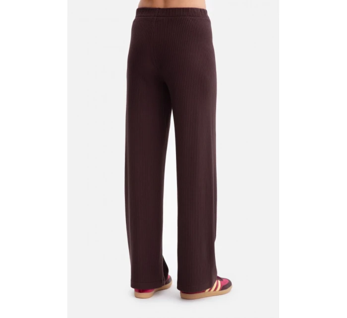 B300 Pletené nohavice - tmavá čokoláda