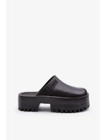 Dámske papuče s pevnou podrážkou Big Star Black Dámske papuče s pevnou podrážkou Big Star Black