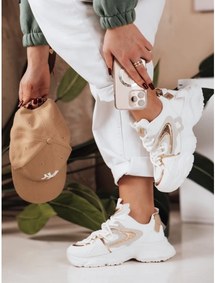 Dámske tenisky SPARKGLAM white FashionStreet ZY0635 Dámske tenisky SPARKGLAM white FashionStreet ZY0635