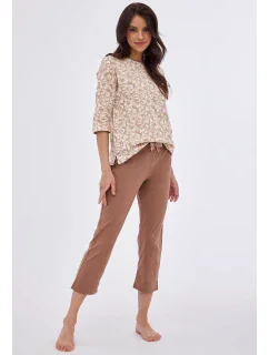 Dámské pyžamo model 20219106 Ines 3/4 S2XL - Cornette