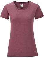 LadyFit Iconic 150 T Dámské tričko model 22429462 heather burgundy - Fruit of the Loom