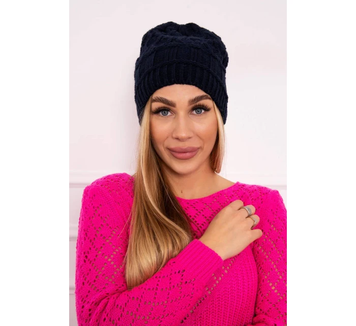Fleecová čiapka Marta K231 navy blue Fleecová čiapka Marta K231 navy blue