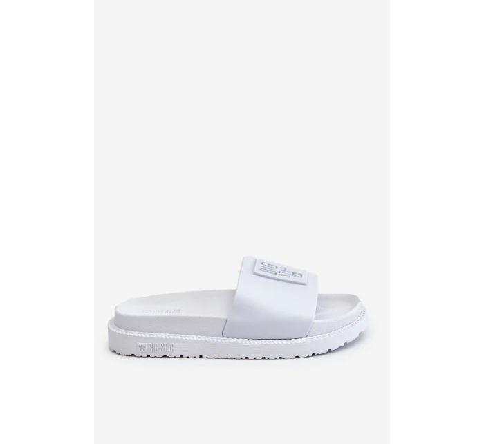 Dámské pantofle Big Star model 21609139 Bílé - Big Star Shoes Dámské pantofle Big Star model 21609139 Bílé - Big Star Shoes