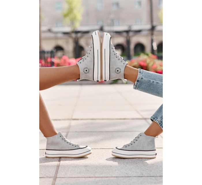 Zateplené Dámské Tenisky Na Platformě Eko Kůže Big Star model 21669567 Modré - Big Star Shoes