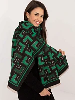 Šatka AT SZ 23158.32 čierna a zelená