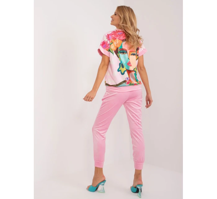 Komplet DHJ KMPL jasny różowy model 19709143 - FPrice Komplet DHJ KMPL jasny różowy model 19709143 - FPrice