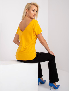 Tričko RV TS 4662.86 tmavo žltá