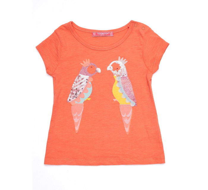 Dievčenské tričko TY TS 8099.75 tmavo oranžová - FPrice