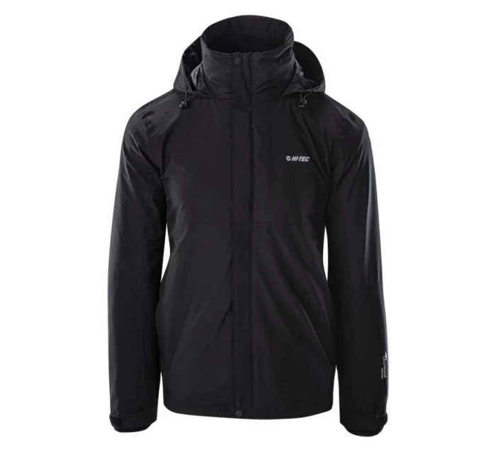 Pánska bunda Helmo Black - Hi-Tec Pánska bunda Helmo Black - Hi-Tec
