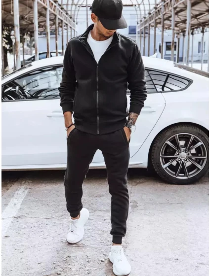 Pánská zateplená tepláková souprava černá Dstreet model 21965559 - FashionStreet