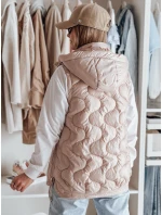 dámská přechodná prošívaná vesta růžová Dstreet model 21987043 - FashionStreet