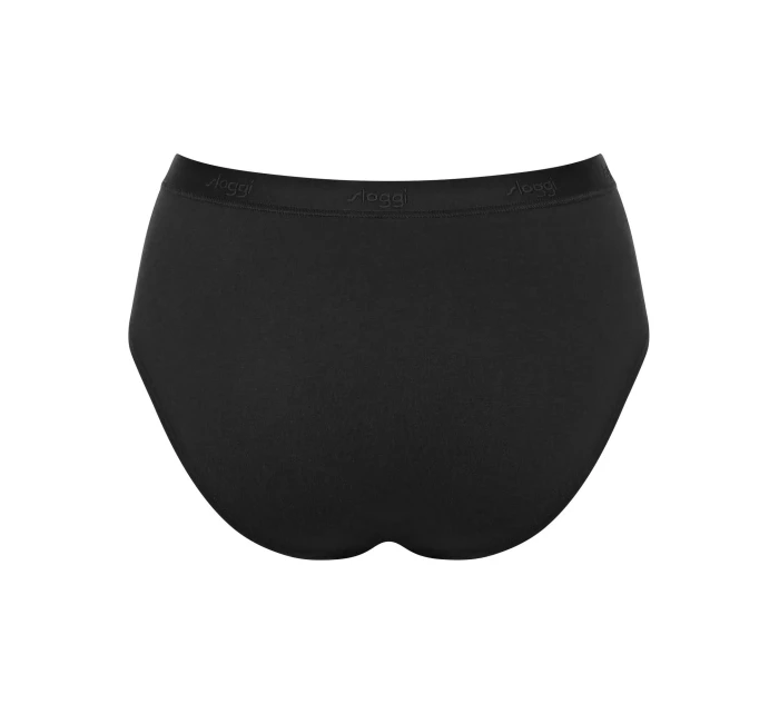 sloggi GO Casual Midi 3P - BLACK - SLOGGI BLACK - SLOGGI