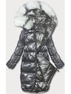 DWUSTRONNA METALICZNA KURTKA ZIMOWA model 21243690 - MINORITY