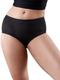 Dámské kalhotky model 19450136 maxi black - Julimex