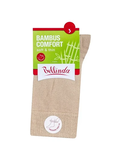 Dámské bambusové ponožky BAMBUS model 15437067 COMFORT SOCKS béžová - Bellinda Dámské bambusové ponožky BAMBUS model 15437067 COMFORT SOCKS béžová - Bellinda