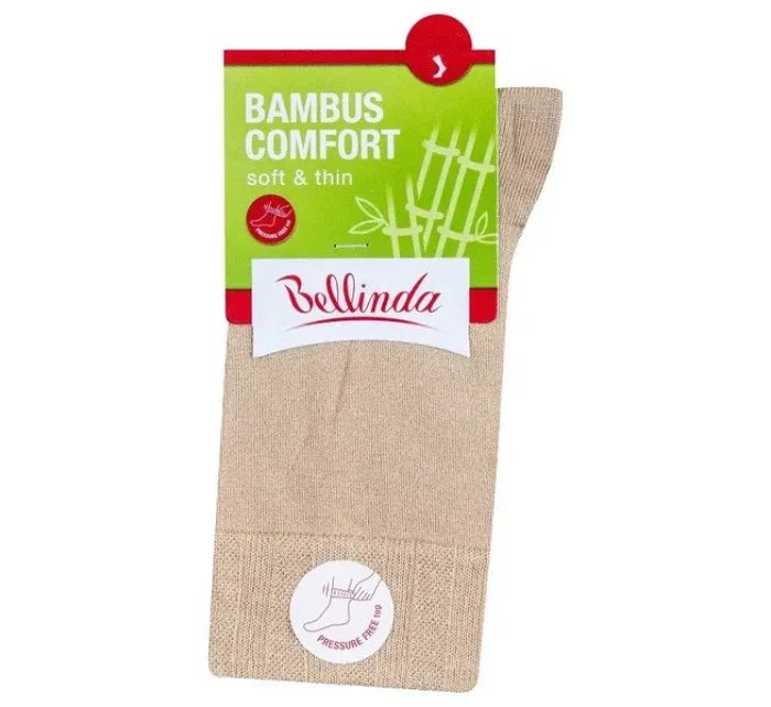 Dámské bambusové ponožky BAMBUS model 15437067 COMFORT SOCKS  béžová - Bellinda