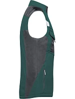 JN 825 Pracovní zimní softshellová vesta Strong model 22491332 dark green/black - Daiber JN 825 Pracovní zimní softshellová vesta Strong model 22491332 dark green/black - Daiber