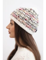 Dámská zimní vlněná čepice s ozdobnými krystalky K399 černá Dámská zimní vlněná čepice s ozdobnými krystalky K399 černá