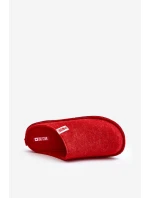 Klasyczne Damskie Papcie Big Star KK276012 Czerwone