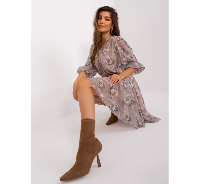 LK SK 509388 šaty.88 tmavo lila