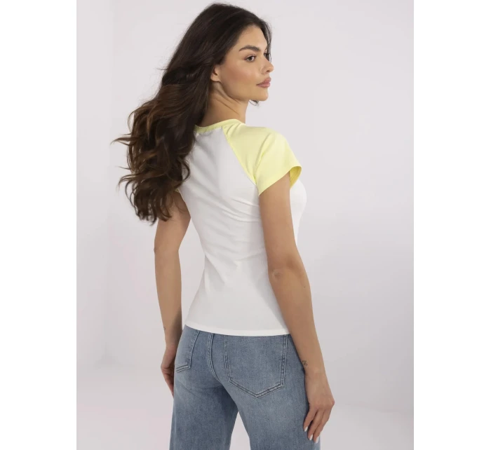 Tričko NM TS V7939.50 biele žlté