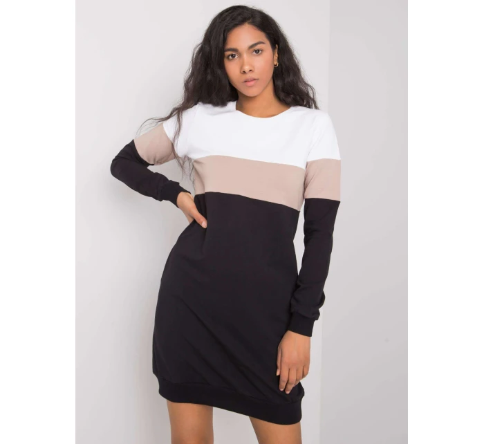 Šaty RV SK 5869.04 bielo-čierne Šaty RV SK 5869.04 bielo-čierne